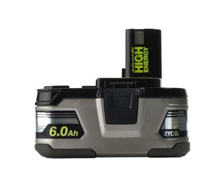 Аккумуляторная батарея 18В ONE+, 6,0 Ач, без упаковки, Ryobi. RB1860XU (5133005436U)