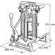 Пазорез Makita 7104L, 1140 Вт, глубина долбления 155 мм, длина паза 130 мм