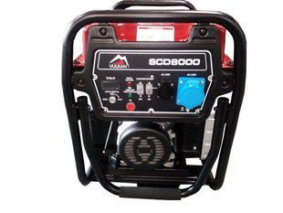 Генераторная установка Vulkan SCD8000 дизель 1ф 6,5кВт эл.старт, 18л, колеса