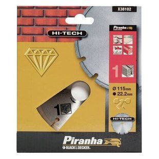 Диск алмазный по бетону.115Х22.2мм HIGH-TECH Piranha X38102
