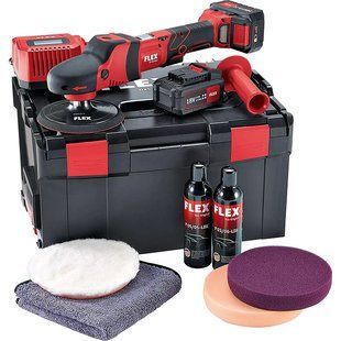 Аккумуляторная ротационная полировальная машина FLEX PE 150 18-EC Set