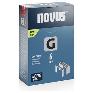 Скоби для степлера NOVUS G 11 6 мм (5000 шт)