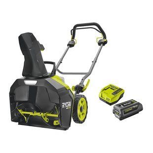 Аккумуляторная снегоуборочная машина 36В MAX POWER, 45см, бесщеточная, зарядное устройство и 1 аккумулятор 4Ач, Ryobi RY36STX45A-140 (5133005724)
