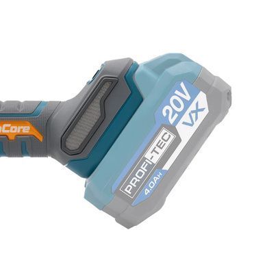 Акумуляторна болгарка PROFI-TEC PPGA203, 1&times;4.0 А&middot;г, ЗП