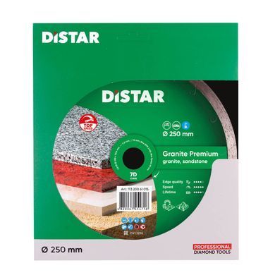 Круг алмазный отрезной 1A1R 250x1,8x10x25,4 Granite Premium
