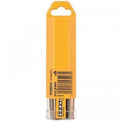 Сверло по металлу EXTREME2 кобальтовое HSS-CO 11.5x142x91 мм упаковка 5 штук DeWALT DT4946