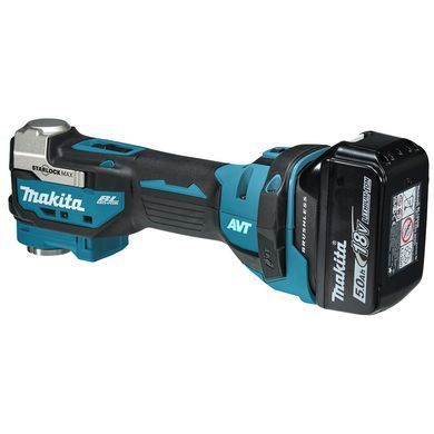 Мультитул акумуляторний Makita DTM52RTJX2 18V, 5 Ah, Starlock Max, комплект