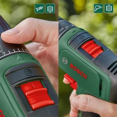 Аккумуляторный шуруповерт Bosch EasyDrill 1200, 12 В, 30 Нм, 2 АКБ
