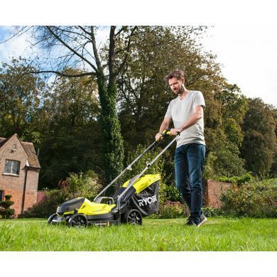 Аккумуляторная газонокосилка 18В ONE+, 33см, Ryobi OLM1833B (5133004305)