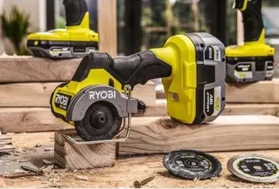 Аккумуляторная дисковая пила 18В ONE+, 76мм, бесщёточная, Ryobi RCT18C-0