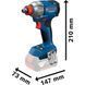 Аккумуляторный ударный гайковерт Bosch Professional GDX 18V-285 18 В, 285 Нм