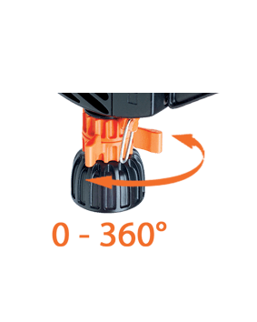 Дождеватель импульсный (головка) Claber Testina Impact 3/4" полив до 390м2
