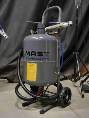 Напорный пескоструйный аппарат MAST MSB5-1 17 л, 0.8 МПа, 1.0-1.5 м&sup3;/мин