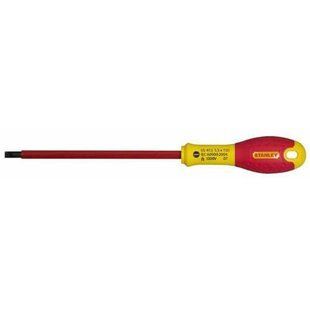 Викрутка плоска діелектрична STANLEY "FatMax" : SL3,5 х 75 мм, корпус VDE до 1000V