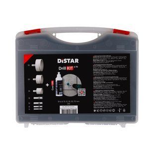 Свердло алмазне Distar Набір свердел DrillKIT 6-70 у комплекті з CoolGEL
