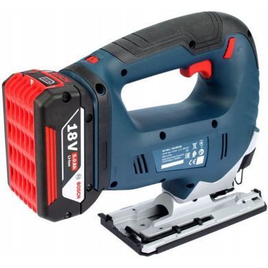 Акумуляторний лобзик Bosch GST 185-LI 18 В, 125 мм, безщітковий, АКБ 4.0 Ah, кейс