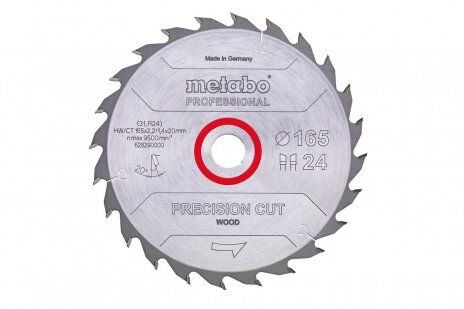 Пильные диски «precision cut wood», качество «professional», для ручных дисковых пил 160 x 2.2 x 20 мм