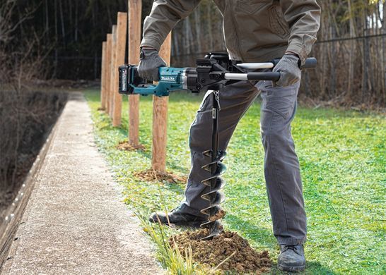 Аккумуляторный грунтовый бур Makita DG002GZ XGT 40V Max, &Oslash;150/200 мм