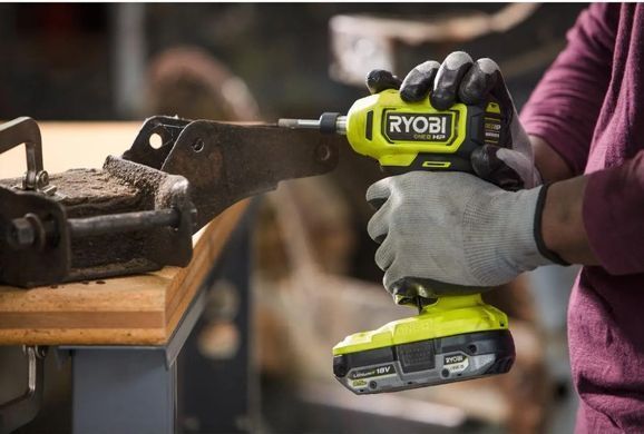 Пряма шліфмашина акумуляторна 18В ONE+, 0&ndash;22000 об/хв, цанга 6,35 мм, Ryobi. RDG18C-0