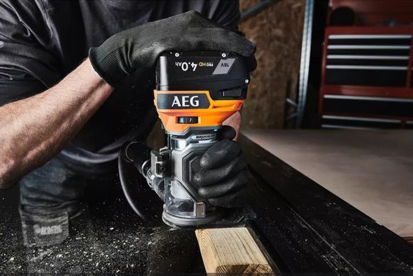Акумуляторний кромочний фрезер AEG BKS18PBL-0 18В, 15000&ndash;30000 об/хв