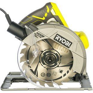 Дисковая пила 1400Вт, 190мм, 66мм, Ryobi RCS1400-G