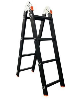 Лестница-трансформер телескопическая GTM KMP404D 4&times;4, алюминий, 4 м