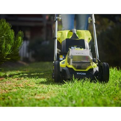 Аккумуляторная газонокосилка 18В ONE+, 33см (1&times;4.0Ач), Ryobi RLM18X33B40 (5133004306)