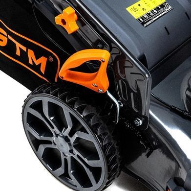 Газонокосарка акумуляторна GTM BLM48H-SP самохідна 48 см, 18+18В