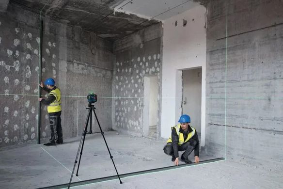 Лазерний лінійний нівелір Bosch Professional GLL 80-33 G, зелений лазер 360&deg;
