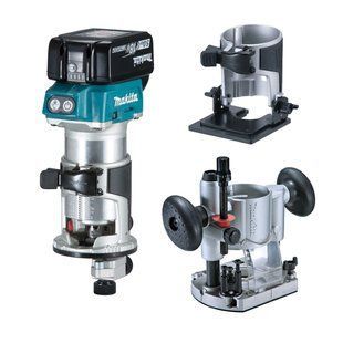 Акумуляторний фрезер Makita DRT50RTJX2 18 В, 30000 об/хв, цанга 6,35 мм