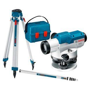 Оптичний нівелір Bosch GOL 26 D Professional + штатив BT 160 + рейка GR 500, 26x, IP54