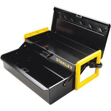 Ящик для інструментів STANLEY : 16", металевий, розкладний (DW)