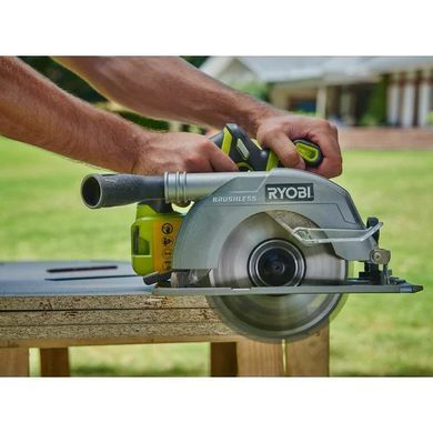 Аккумуляторная дисковая пила 18В ONE+, 184мм, бесщеточная, Ryobi R18CS7-0