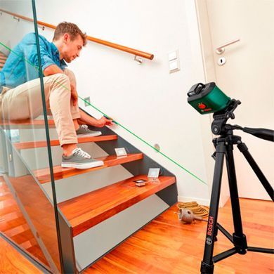 Лазерний нівелір Bosch UniversalLevel 360 Set зі штативом TT 150, зелений лазер, 24 м, 360&deg;