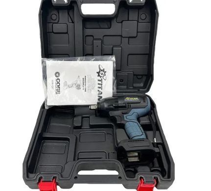 Акумуляторний ударний гайковерт TITAN PIW6021B-CORE 21 В, 550 Нм, 1/2"
