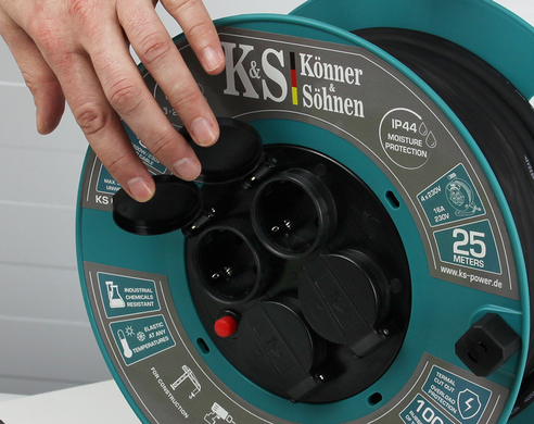 Удлинитель на катушке KS CR-25M