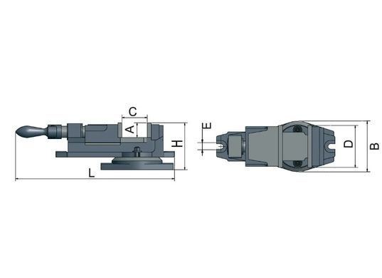Верстатные тиски FMS 125