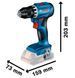 Набор аккумуляторного инструмента Bosch Professional 18 В GSR 18V-45 + GBH 18V-22, 2&times;4 Ah
