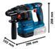 Набор аккумуляторного инструмента Bosch Professional 18 В GSR 18V-45 + GBH 18V-22, 2&times;4 Ah