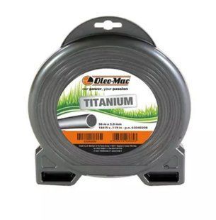 Жилка косильна Oleo-Mac TITANIUM Round 3 мм, 56 м, кругла