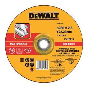 Круг відрізний по металу 230х3.0х22.23 мм DeWALT DT43913