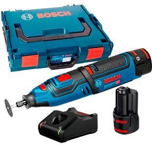 Аккумуляторный гравер Bosch GRO 12V-35 Professional, 12 В, 35000 об/мин, 2&times;2.0 Ah