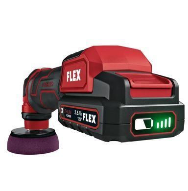 Полировальная машина ротационно-эксцентриковая аккумуляторная 12В, FLEX PXE 80 10.8-EC/2.5 Set (532268)