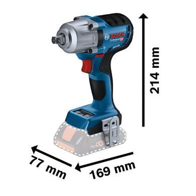 Аккумуляторный ударный гайковерт Bosch GDS 18V-450 PC Professional, 18 В