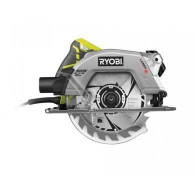 Дисковая пила 1600Вт, 190мм, 66мм, направляющая линейка 80см, Ryobi RCS1600-KSR