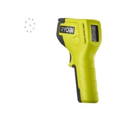 Пирометр инфракрасный лазерный Ryobi RBIRT08, от -50&deg;С до +550&deg;С