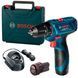Аккумуляторный шуруповерт Bosch GSR 120-LI Professional, 12 В, 30 Нм, 2 АКБ