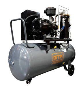 Винтовой компрессор GTM DLG5.5V/inv 200 л, 5.5 кВт, 8 бар, 680 л/мин, 380 В инвертор