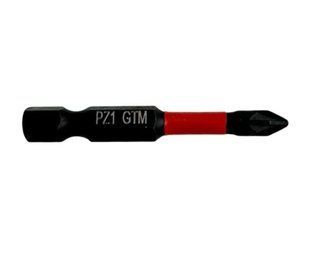 Біта ударна GTM PZ1 50 мм 2 шт S2, торсіонна, магнітна, хвостовик 1/4"