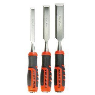 Набір ударних стамесок 3 шт BLACK+DECKER BDHT0-16147